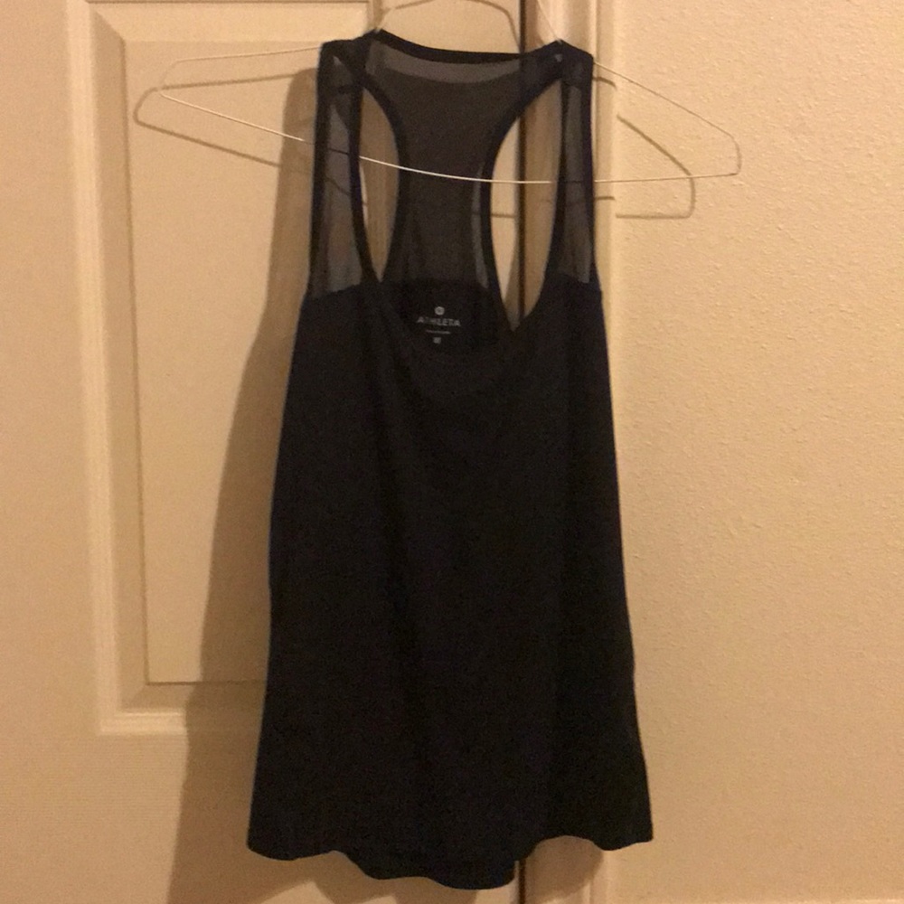 athleta mesh tank top